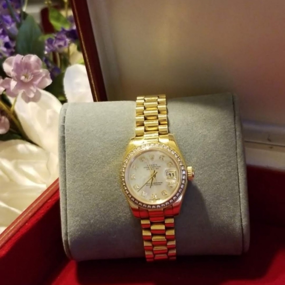 Rolex President MOP with Diamonds